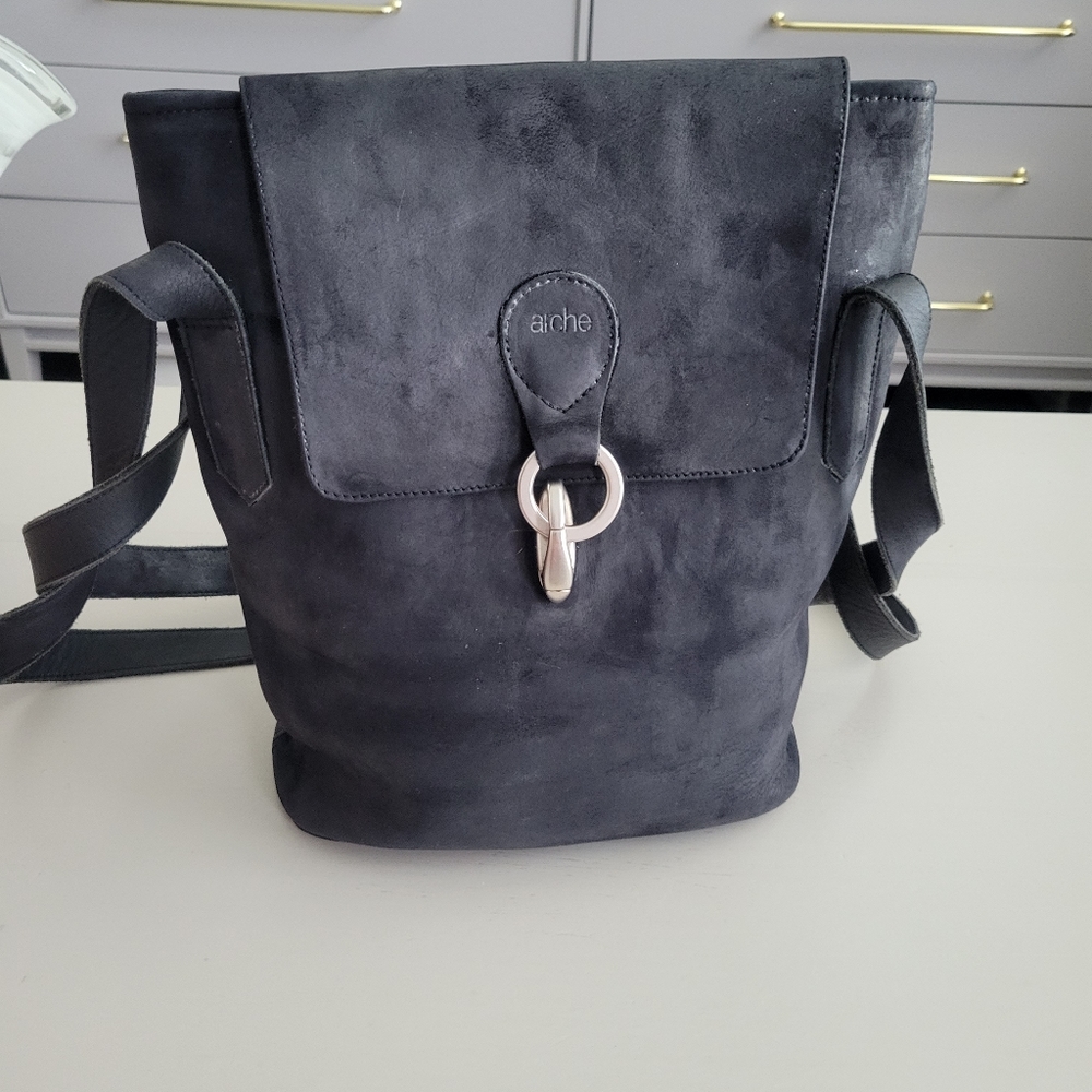 Vintage Arche Leather Bag Purse